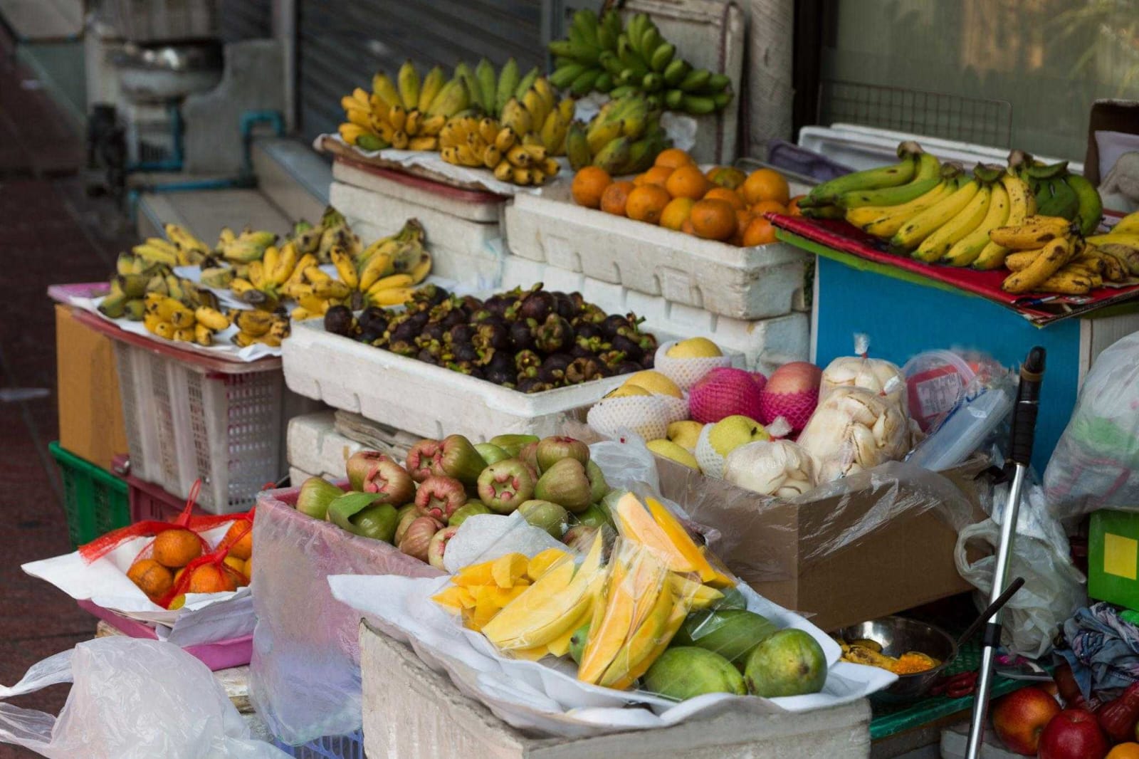Fresh fruit market Thailand