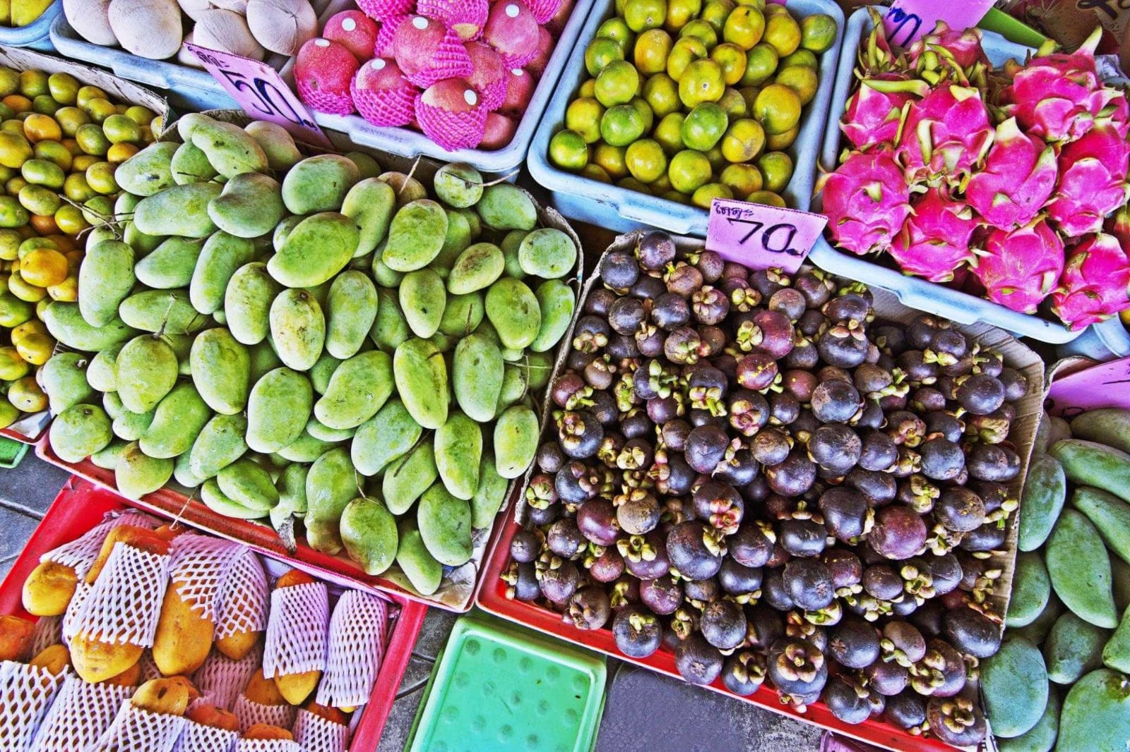 Fresh tropical produce Thailand
