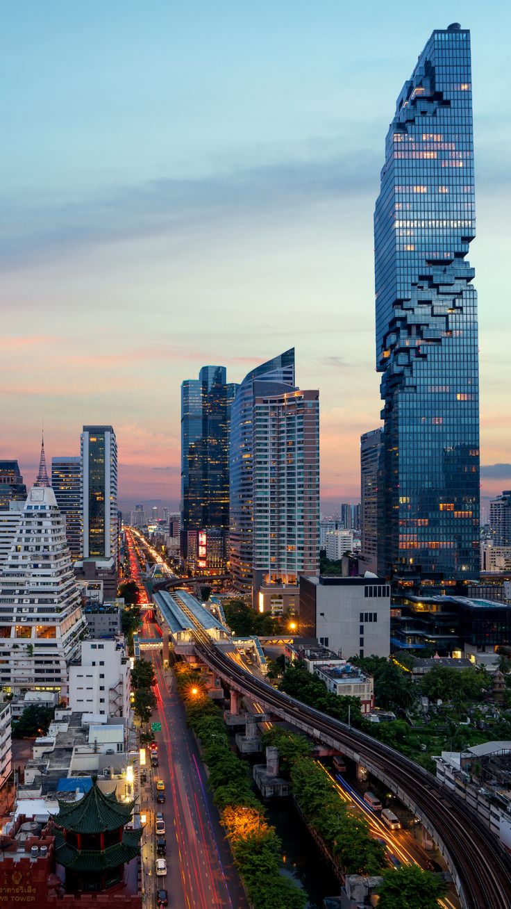 Bangkok city skyline